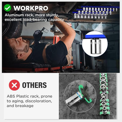 WORKPRO Magnetic Socket Organizer - Image 3