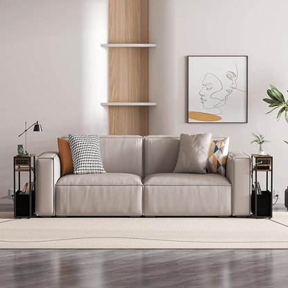 Narrow Side Table, Slim End Tables - Image 4
