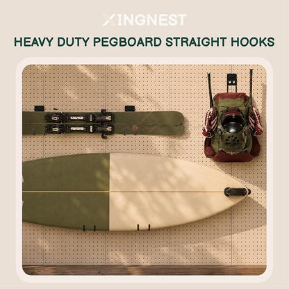 6-Pack Large Heavy Duty Pegboard Hooks - Image 5
