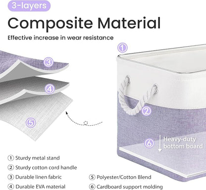 15x11x10 In Foldable Fabric Large Storage Bins - Image 2