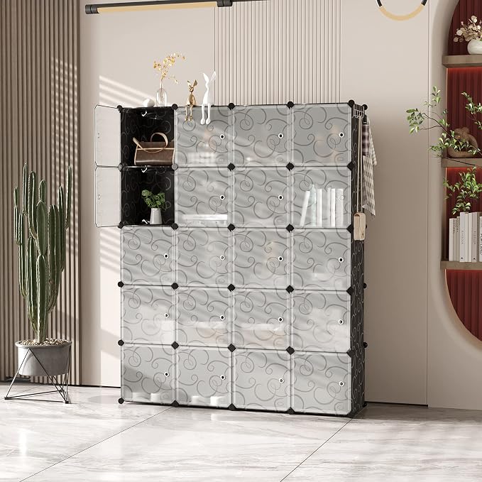C&AHOME Cube Storage Organizer, 20-Cube Storage Shelving - Image 2