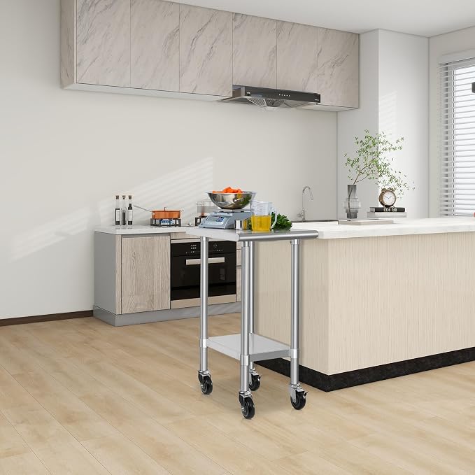 HARDURA Stainless Steel Commercial Table Prep & Work Table - Image 2