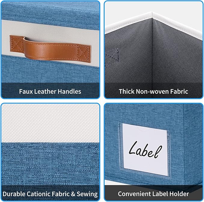 GhvyenntteS Fabric Storage Bins - Image 4