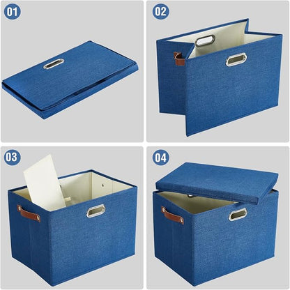 17" Large Collapsible Storage Bins - Image 6