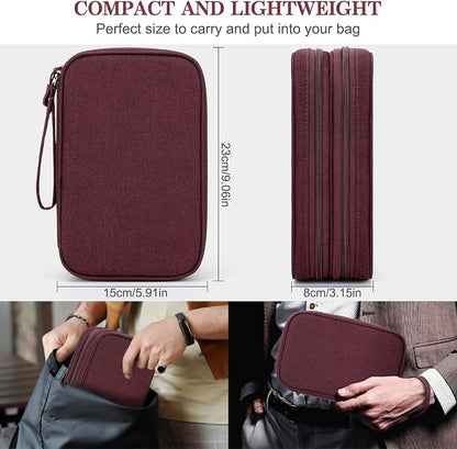 FYY Electronic Organizer, Large Travel Cable Organizer Bag Pouch Electronic - Image 2