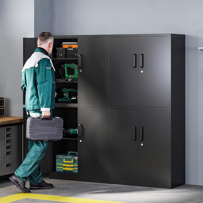 Letaya Metal Storage Cabinet - Image 2