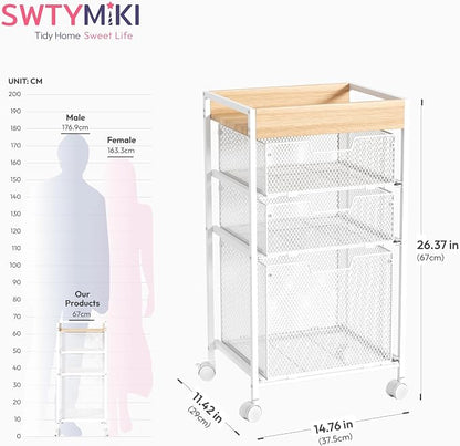 SWTYMIKI Rolling File Cart - Image 3