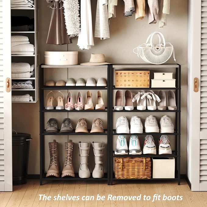 HOMEFORT 6 Tiers Shoe Rack Organizer, Shoe Rack - Image 5