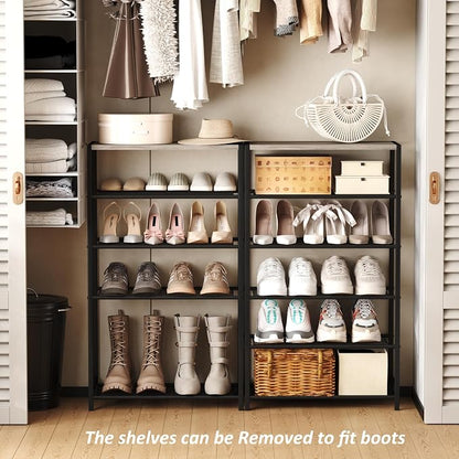 HOMEFORT 6 Tiers Shoe Rack Organizer, Shoe Rack - Image 5