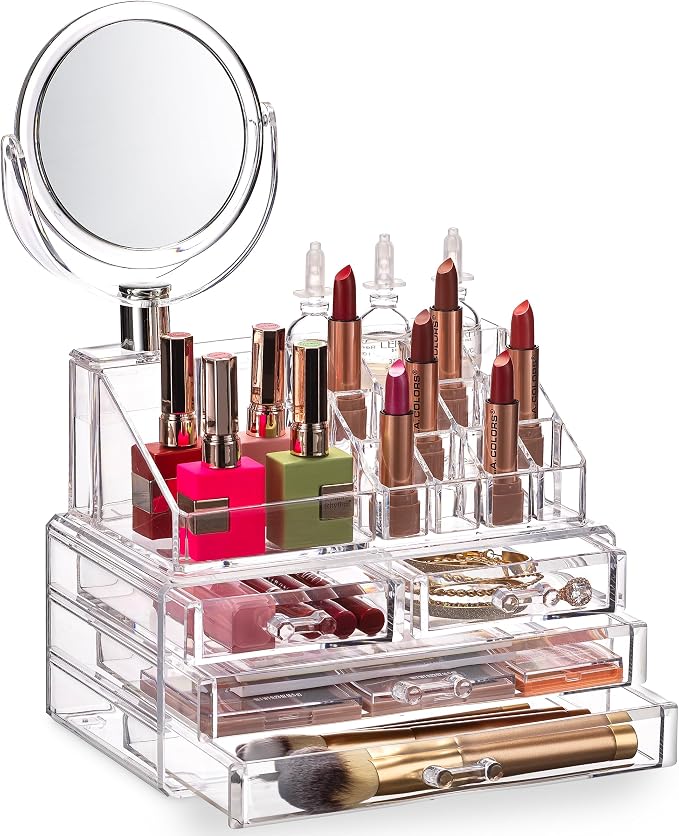 Masirs Clear Makeup Organizer by Masirs