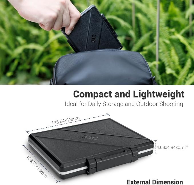JJC 45 Slots Memory Card Case for 30 Micro SD and 15 SD Cards - Image 7