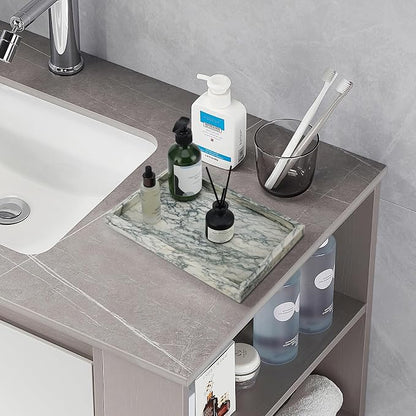 Real Natural Marble Tray for Bathroom, Kitchen and Desktop, Rectangle Genuine - Image 5