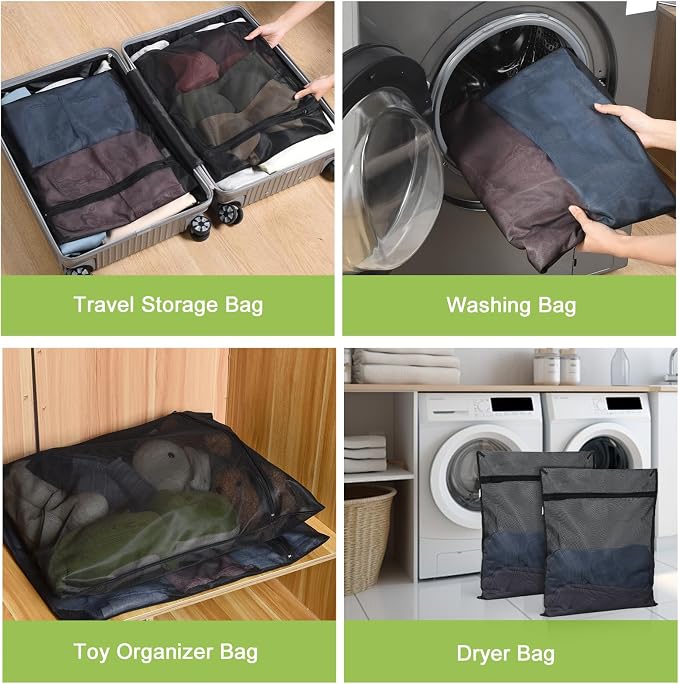 OTraki 2 Pack Durable Laundry Bags - Image 8