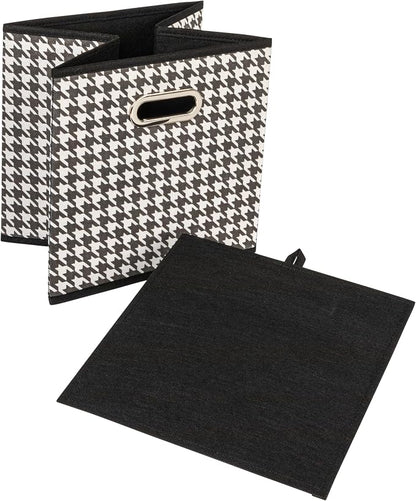 Household Essentials Foldable Fabric Storage Cubes 6-Pack – 11x11x11 Stackable - Image 3