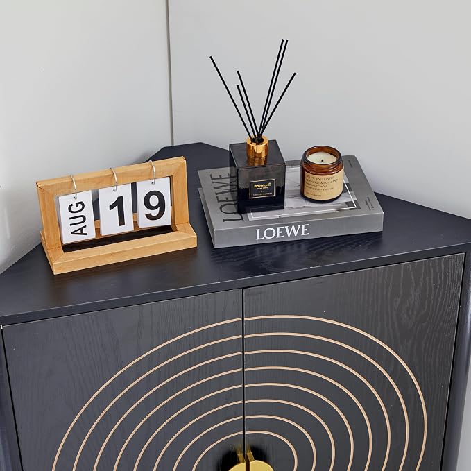 Small Corner Storage Cabinet, Modern Freestanding Floor Cabinet - Image 8
