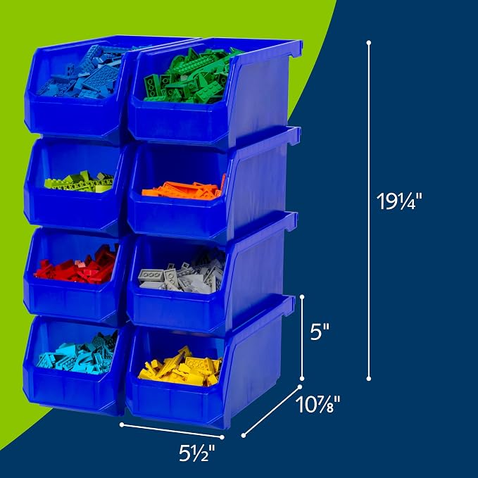 Plastic Containers for Organizing and Storage Bins for Closet, Garage or Pantry - Image 3