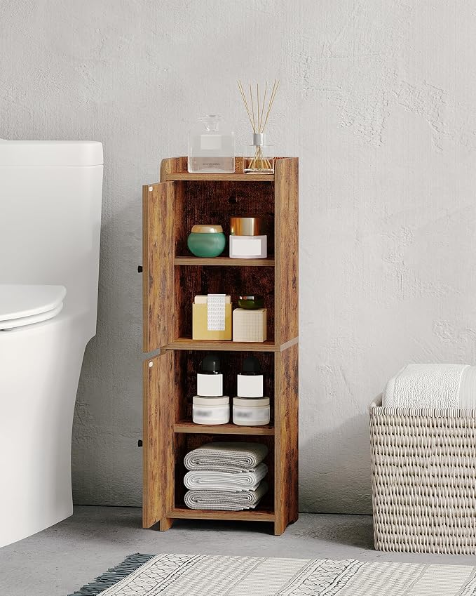 Hzuaneri Bathroom Storage Cabinet, Small Corner Floor Cabinet - Image 3