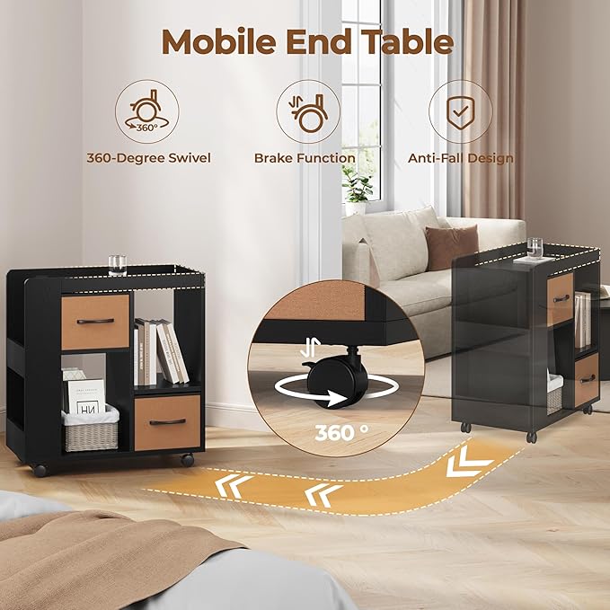 Yaheetech Narrow Side Table - Image 7