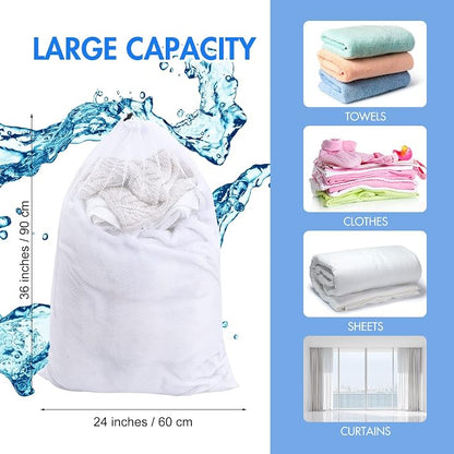 Berlune 30 Pack 24 x 36 Inches Large Mesh Bags - Image 2