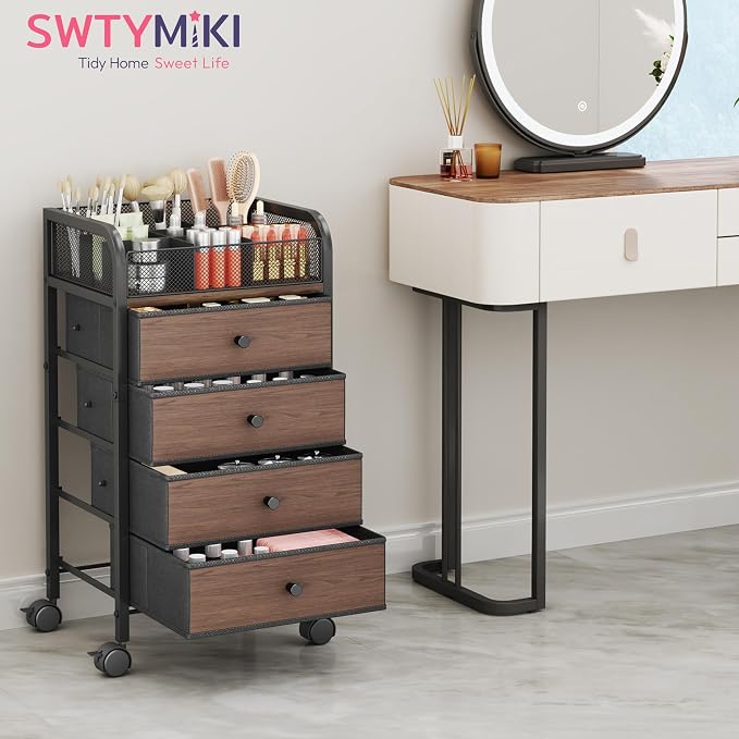 SWTYMIKI Rolling Makeup Organizer Cart - Image 7