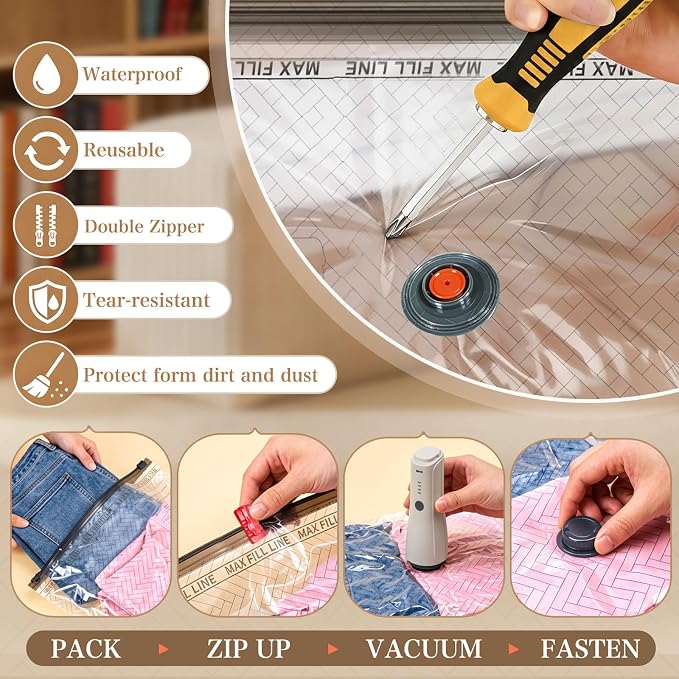 QcoQce Vacuum Storage Bags - Image 5