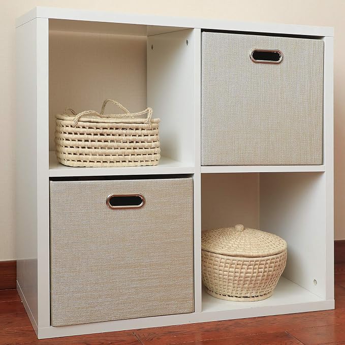 Posprica Foldable Storage Bins, 13×13 Storage Cubes Basket Containers - Image 5