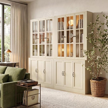 157" W Modern Buffet Cabinet, Modular Sideboard Cabinet - Image 11