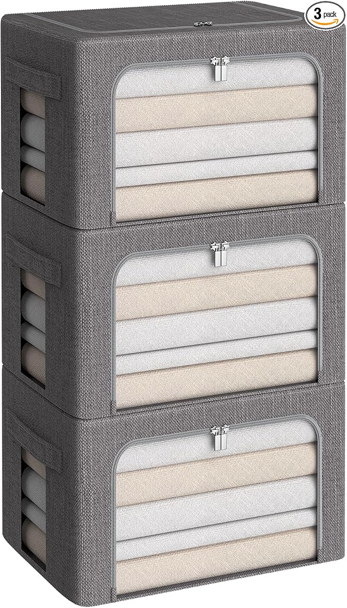 CYhom 3Pack Foldable Storage Bins by CYhom