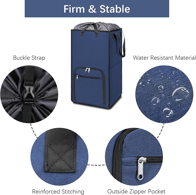 Bukere Rolling Laundry Hamper - Image 5