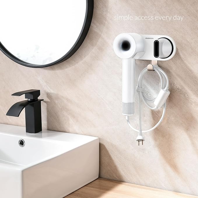 simpletome Hair Dryer Holder Wall Mount - Image 2