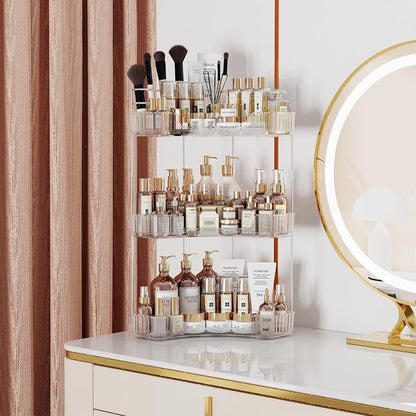 3-Tier Corner Bathroom Counter Organizer - Image 4