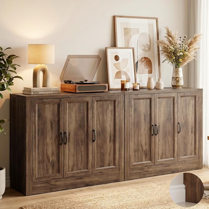 78.5" W Modern Buffet Cabinet by Foxemart