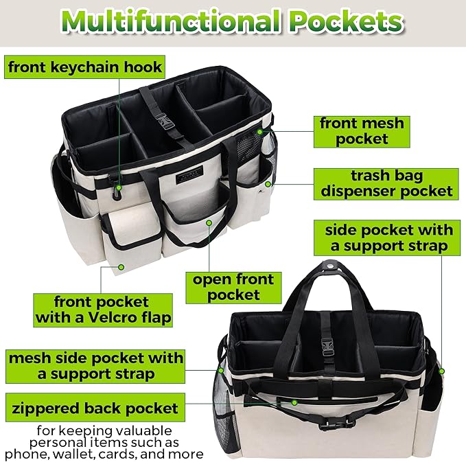 Cleaning Caddy Organizer with Handle - Image 5