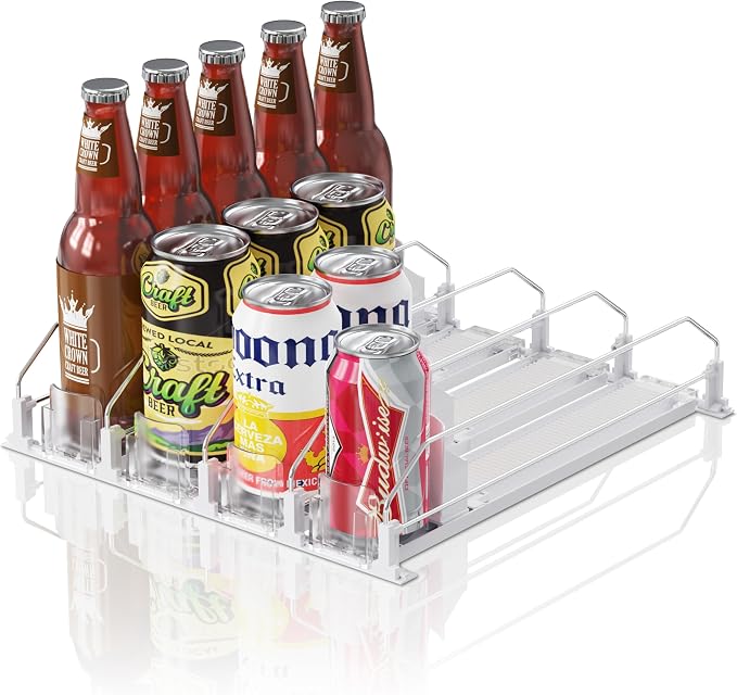 Drink Organizer for Fridge, 12oz 16oz 20oz by LOVEFORBETTERLIFE