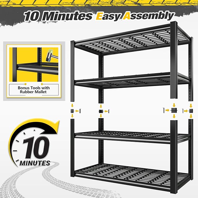 REIBII 40" W Garage Shelving - Image 9