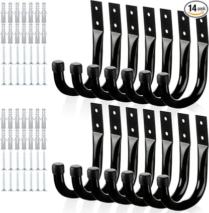 KURUI Large Metal Wall Hooks for Hanging Living Room/Bedroom/Garage, 40 LB by KURUI