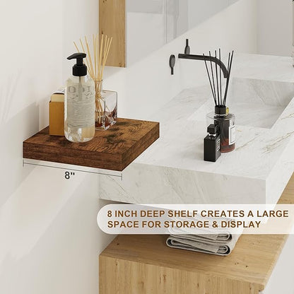 Fun Memories Floating Shelves, 8 Inch Deep Floating Shelves - Image 4