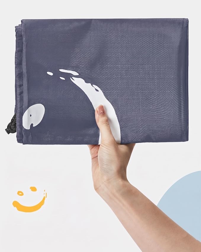 HOMEST 2 Pack XL Wash Me Travel Laundry Bag, Dirty Clothes Organizer, Large - Image 4
