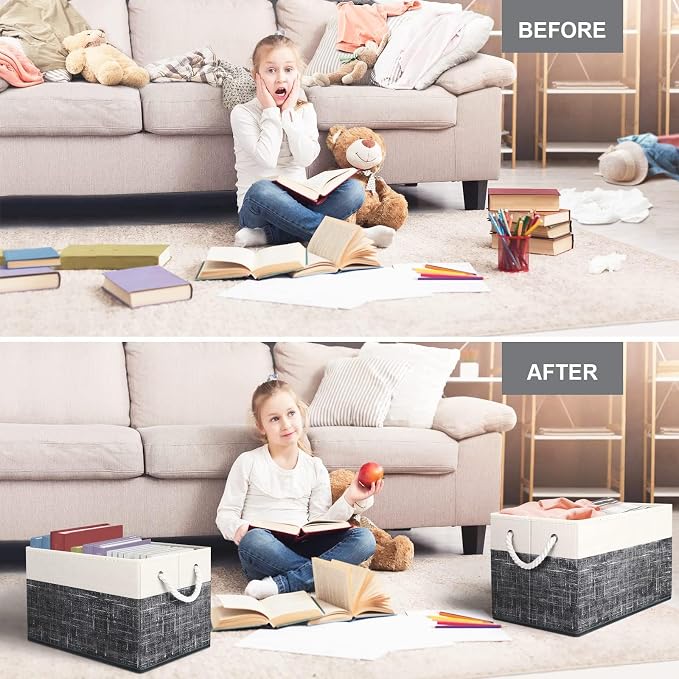 Storage Bins 6-Pack, Foldable Storage Baskets - Image 5
