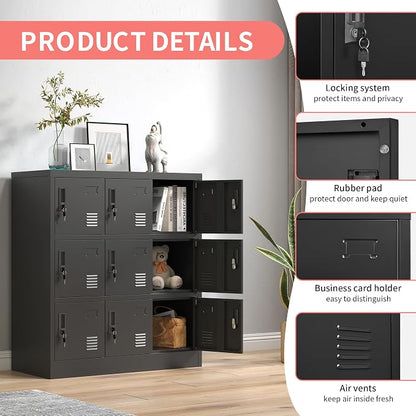 IKIMI Metal Lockers for Employees, Office Storage Locker - Image 4