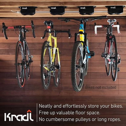 Kradl - Ceiling Mount Bike Lift and Rack. Bicycle Storage Hoist Without - Image 2