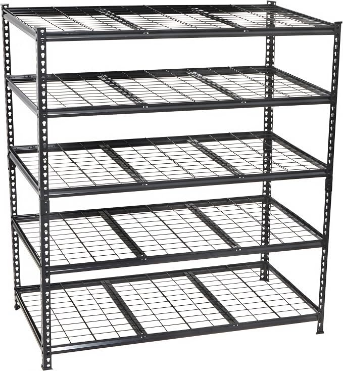 GDFStudio 5-Tier Storage Shelves, Adjustable Garage Storage Racks, Heavy-Duty - Image 3