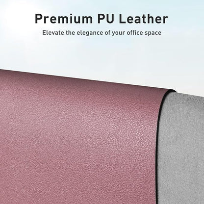 Bloss Leather Desk Pad Protector, Mouse Pad, Office Desk Mat, 31.5" x 15.7" - Image 4