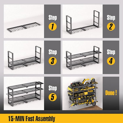 Spampur 420LB Capacity Power Tool Organizer - Image 4