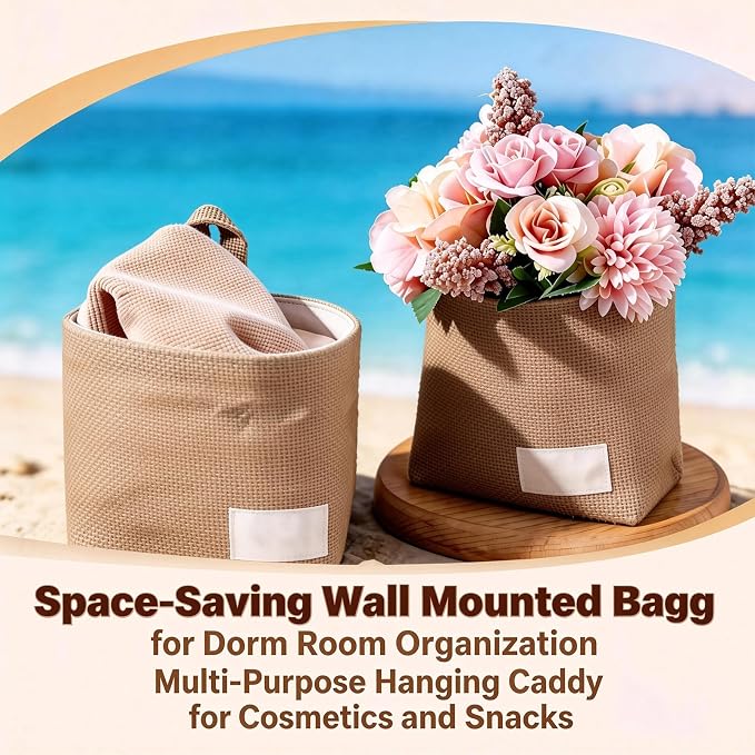 2Pcs Small Hanging Basket, Wall Basket, Hanging Basket - Image 4