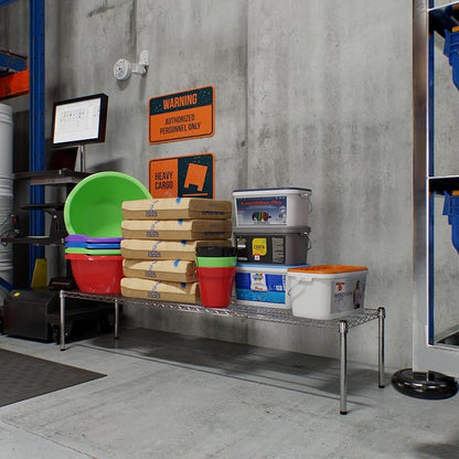 18" Deep x 72" Wide x 14" Height Wire Shelving Kit | 1-Tier | NSF Commercial - Image 2