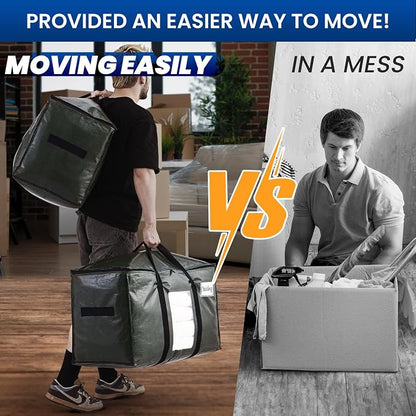 TAILI 10 Pack Green Extra Large Storage Bags, Heavy Duty Totes - Image 7