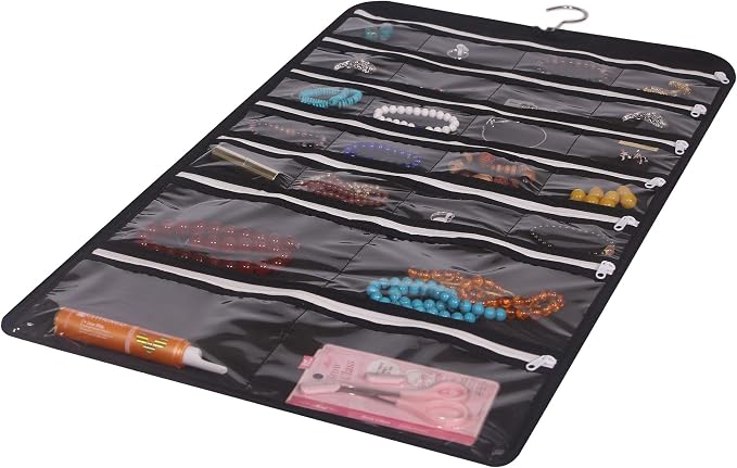 DIOMMELL Hanging Jewelry Organizer 47 Pockets - Image 8