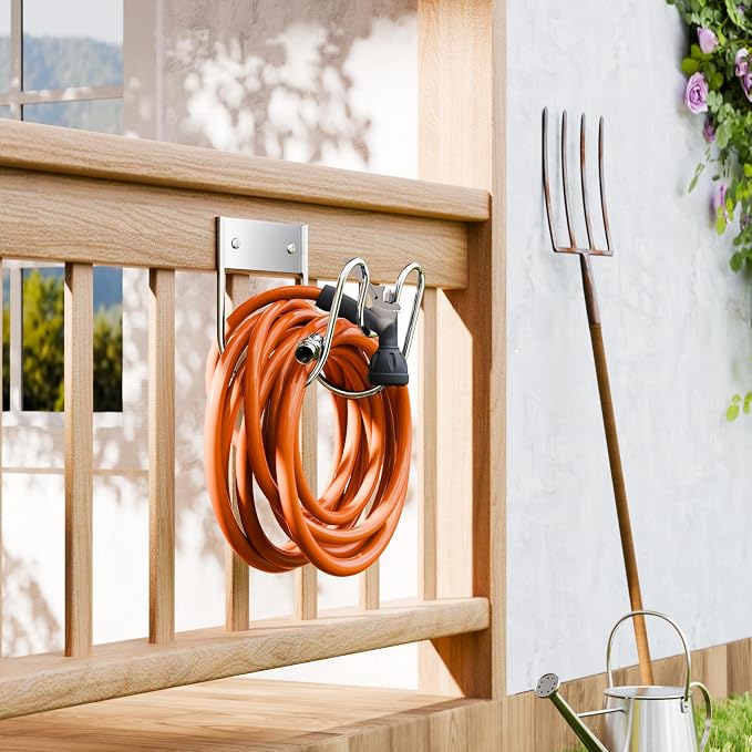 Stainless Steel Garden Hose Holder - Image 5