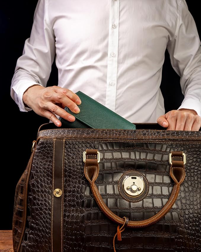MR.OKAY 2 Watch Travel Case -Premium Leather - Image 3